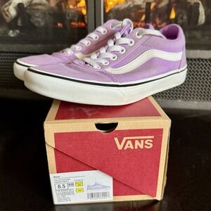 Women Purple Lavender Vans Off The Wall Classic Skate Shoes Sneakers Sz 8 EU 39